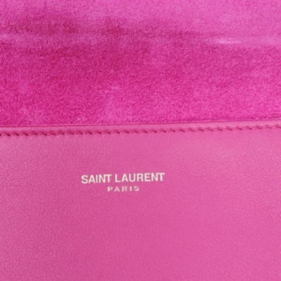 Authentic Saint Laurent Pink Gold Hardware Clutch - Picture 15 of 16